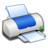 Hardware Printer Blue Icon